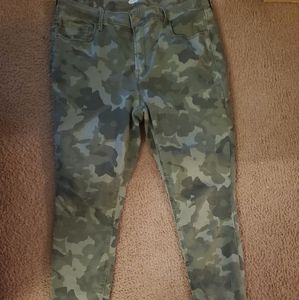 Floral Camo Skinny Jeans